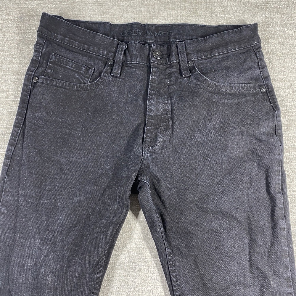 Cody James Slim Straight Jeans 36x30 Black Denim Stretch Western - Picture 6 of 11